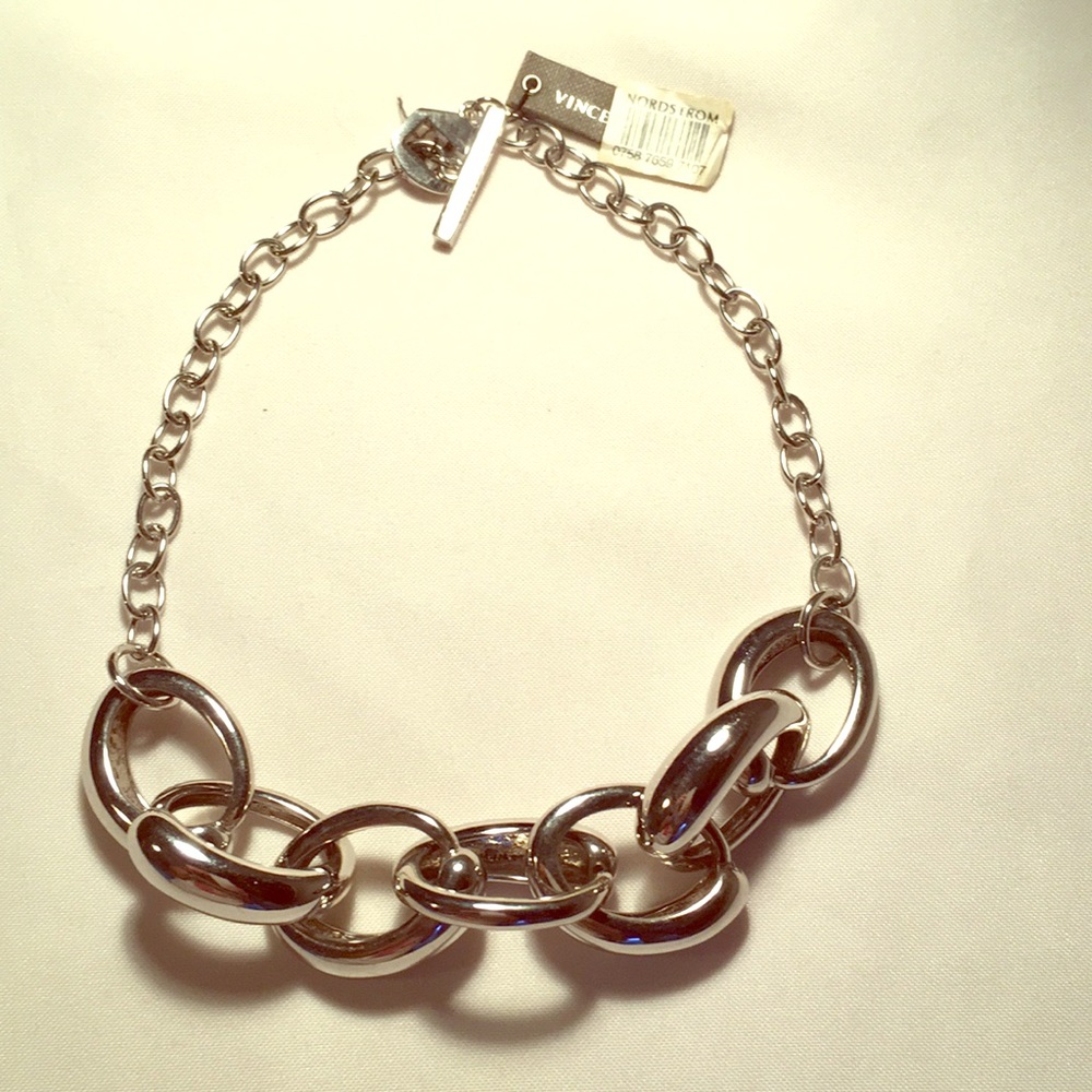 Vince Camuto chunky silver necklace
